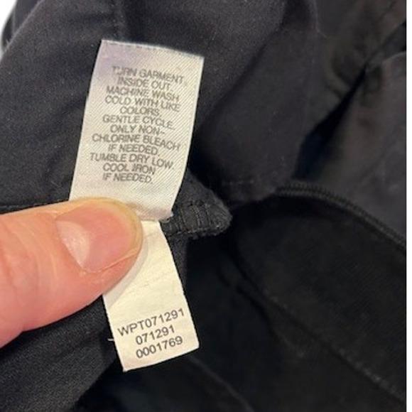 J. JILL Black Fine Wale Corduroy Stretch Pants Women's Size 14 - Picture 10 of 12